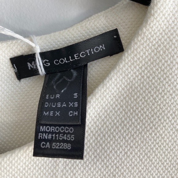 MANGO | high neck sleeveless white dress NWT - Picture 5 of 6